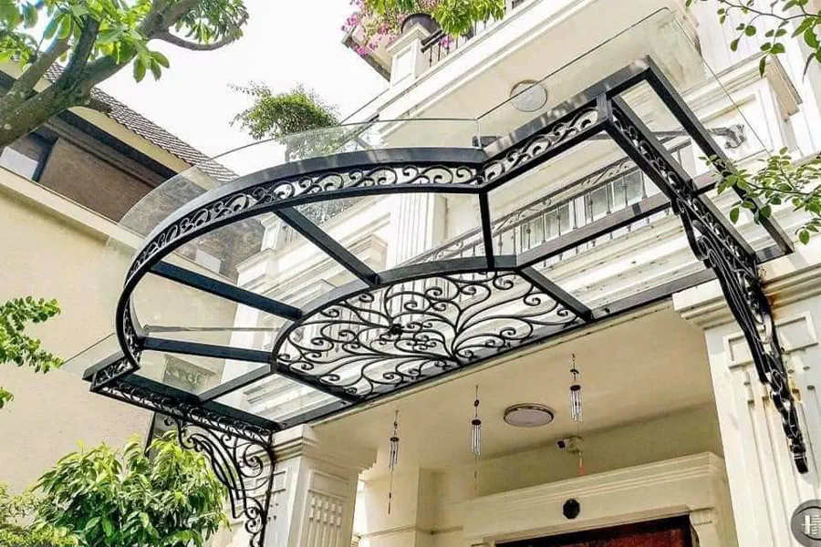 Dự án công trình mái che sắt nghệ thuật Quận 1