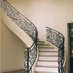 Mẫu thiết kế cầu thang sắt mỹ thuật - AH0117 - An Homes