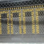 Mẫu thiết kế cổng sắt mỹ thuật - AH0309