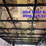 Mái hiên sắt mỹ thuật giá rẻ nhất hiện nay