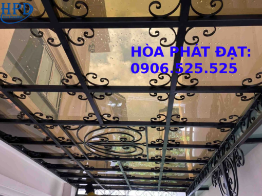 Mái hiên sắt mỹ thuật giá rẻ nhất hiện nay