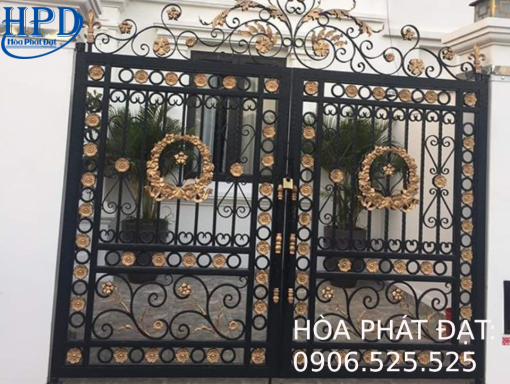 Cổng sắt mỹ thuật AH0326