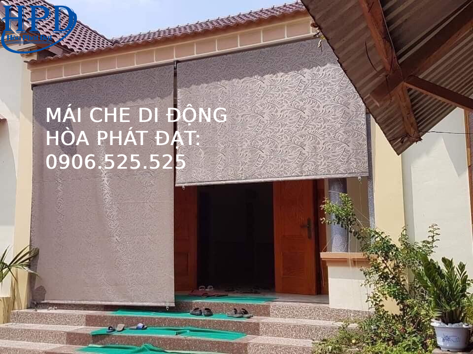 Bạt tự cuốn ban công hiên nhà giá rẻ nhất hiện nay