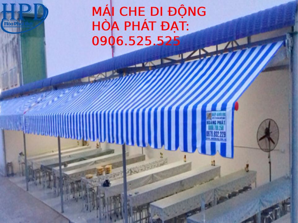 Mái hiên bạt tay quay giá rẻ nhất hiện nay