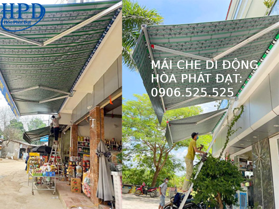 Mái hiên bạt tay quay giá rẻ nhất hiện nay