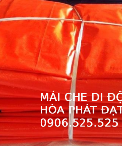 Tấm bạt 2 lớp xanh cam giá rẻ nhất