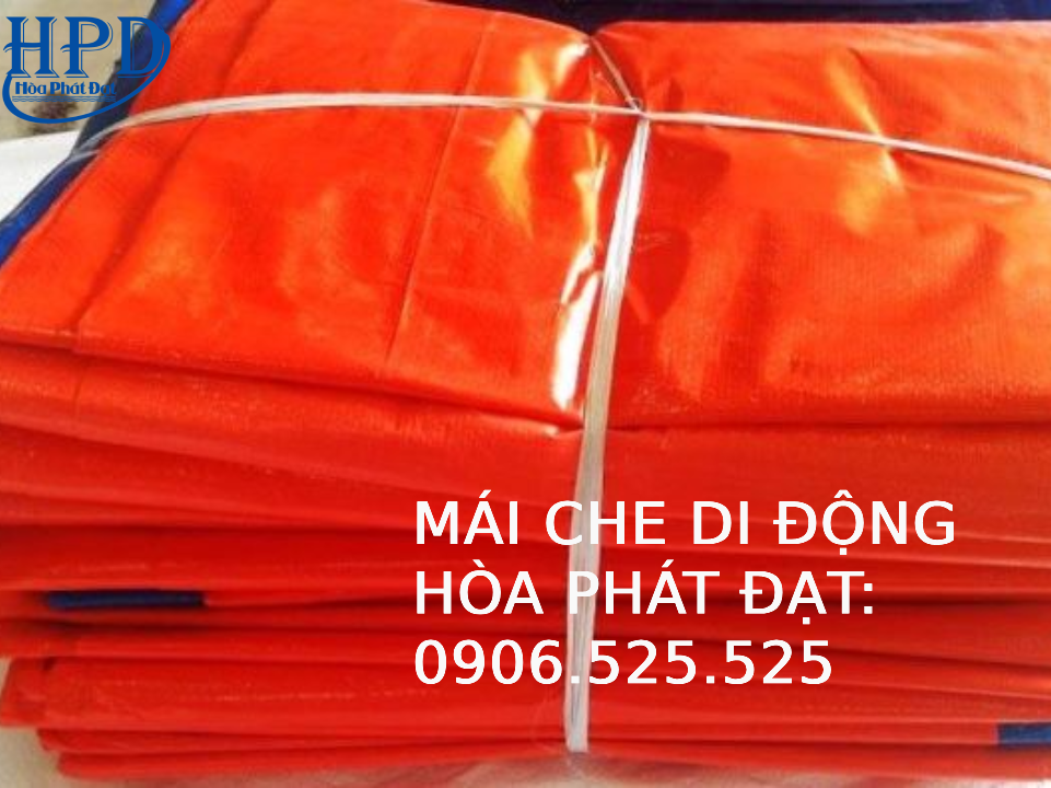 Tấm bạt 2 lớp xanh cam giá rẻ nhất