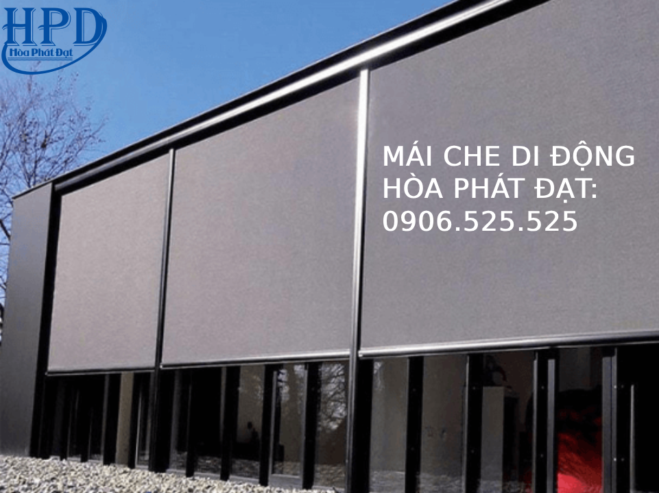 Bạt tự cuốn ban công hiên nhà giá rẻ nhất hiện nay