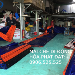 Tấm bạt 2 lớp xanh cam giá rẻ nhất