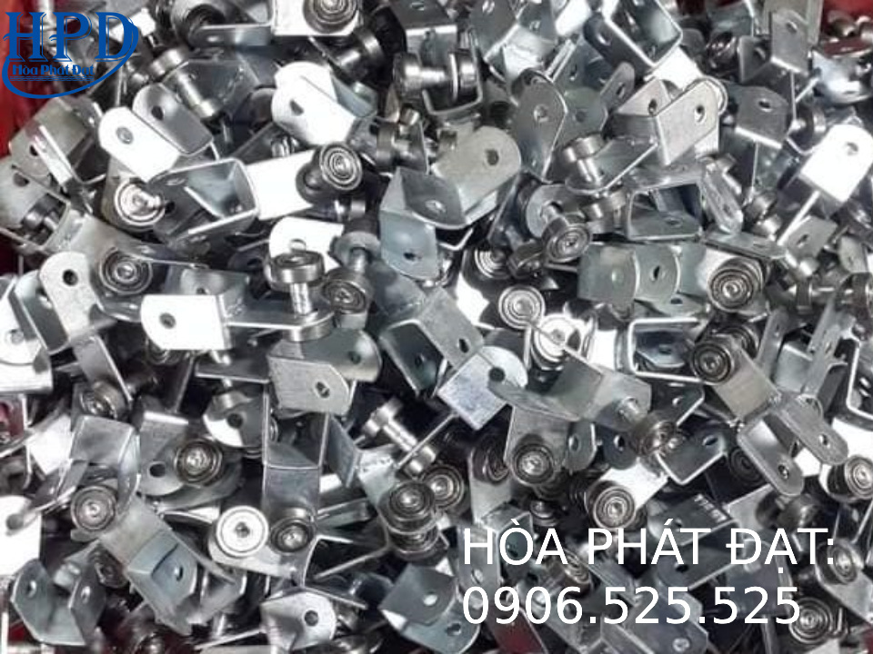 Puly bằng gang và inox mái xếp bạt kéo giá rẻ