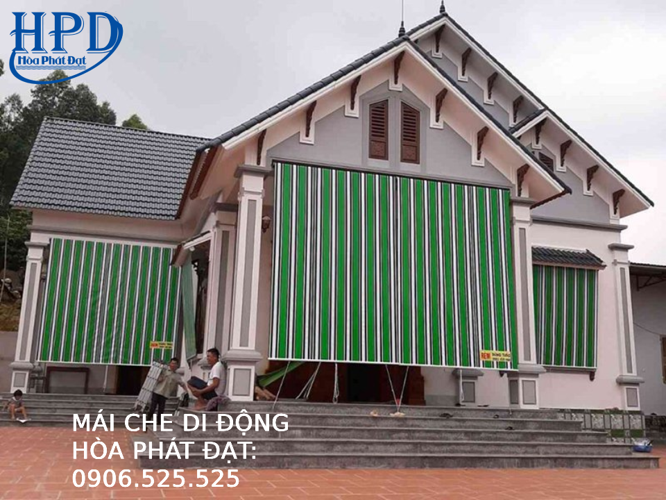 Mái rủ bạt cuốn chất lượng cao giá rẻ nhất