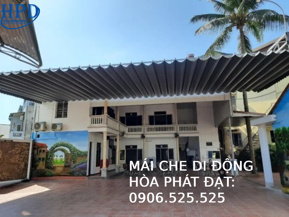 Bạt xếp che nắng mưa chất lượng cao