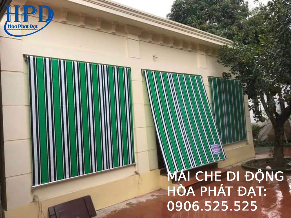 Mái bạt thả tự cuốn giá rẻ nhất hiện nay