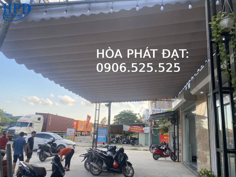 Mái bạt kéo nhà kho giá rẻ nhất hiện nay