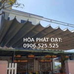 Bạt dạng lượn song khung lớn cho sân trường giá rẻ