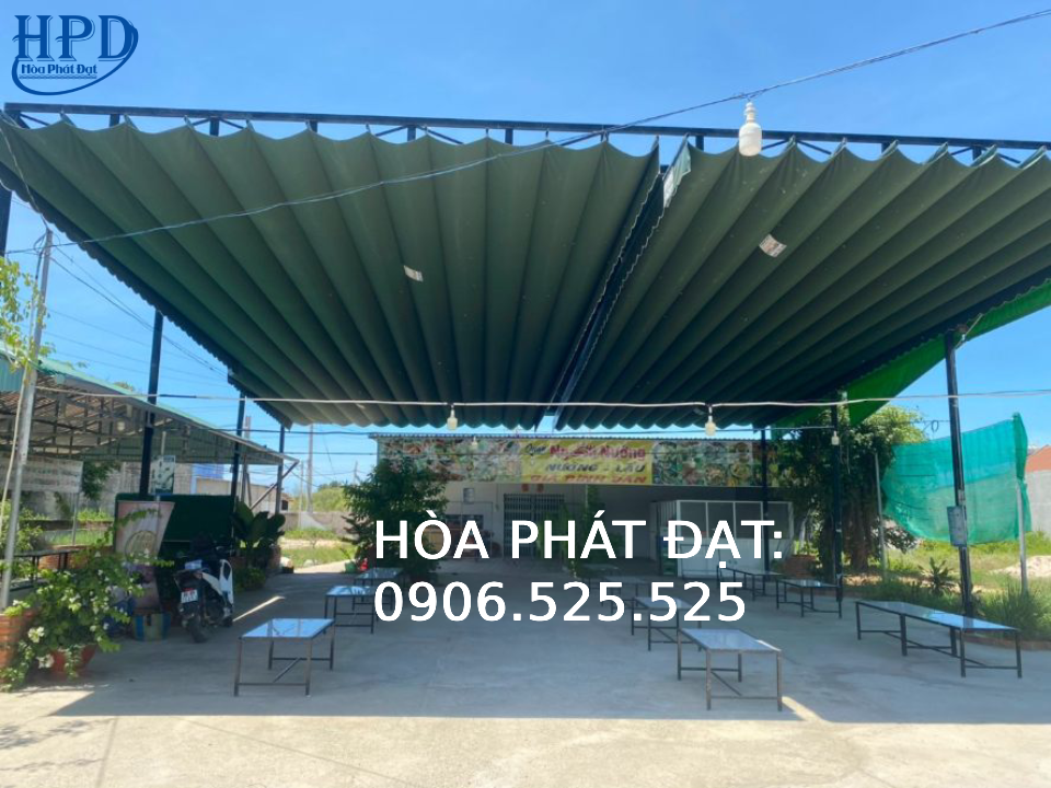 Mái che di động Hà Nội giá rẻ nhất hiện nay
