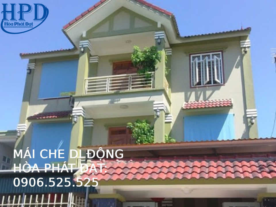 Mái bạt thả tự cuốn giá rẻ nhất hiện nay
