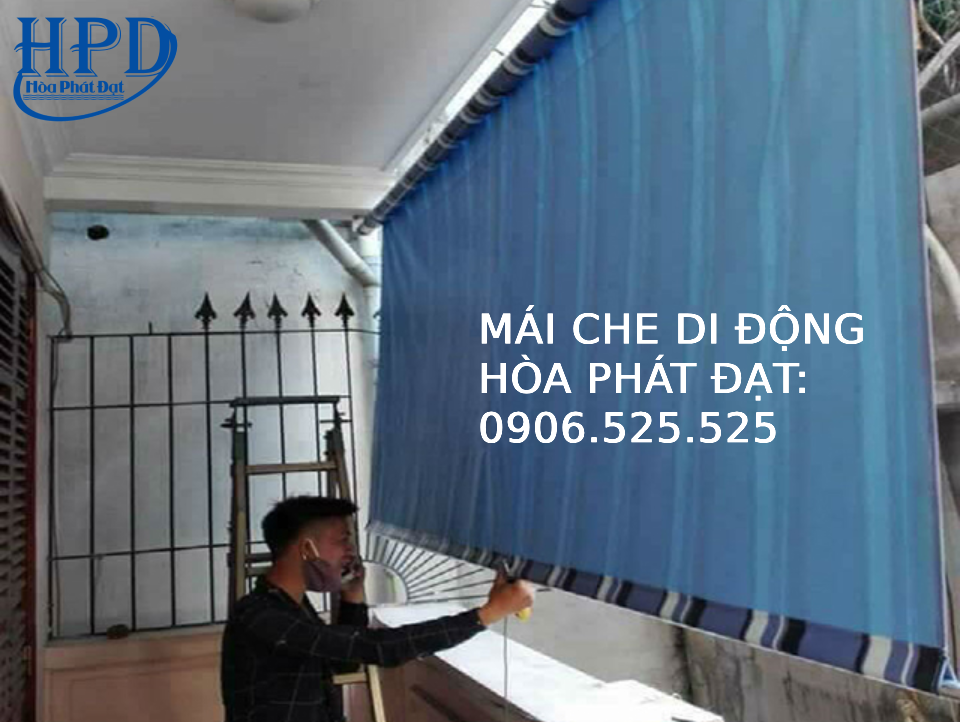 Mái rèm cuốn ban công giá rẻ