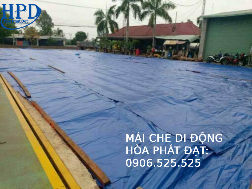 Bạt nhựa xanh cam 2 da khổ 2m, 4m, 6m, 8m, 10m giá rẻ