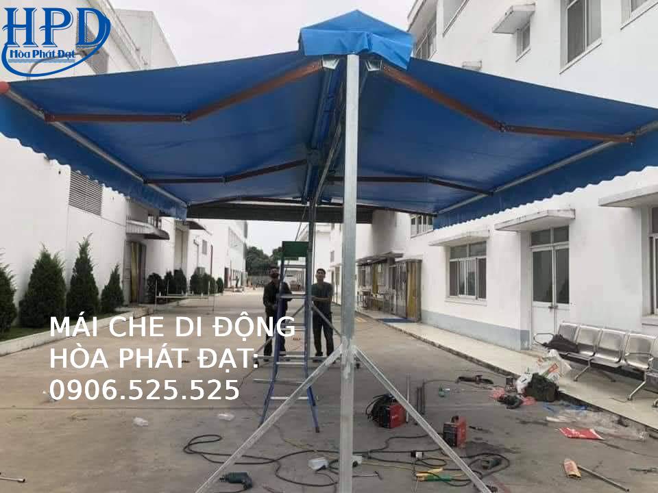 Mái che 2 bên có bánh xe giá rẻ nhất thị trường