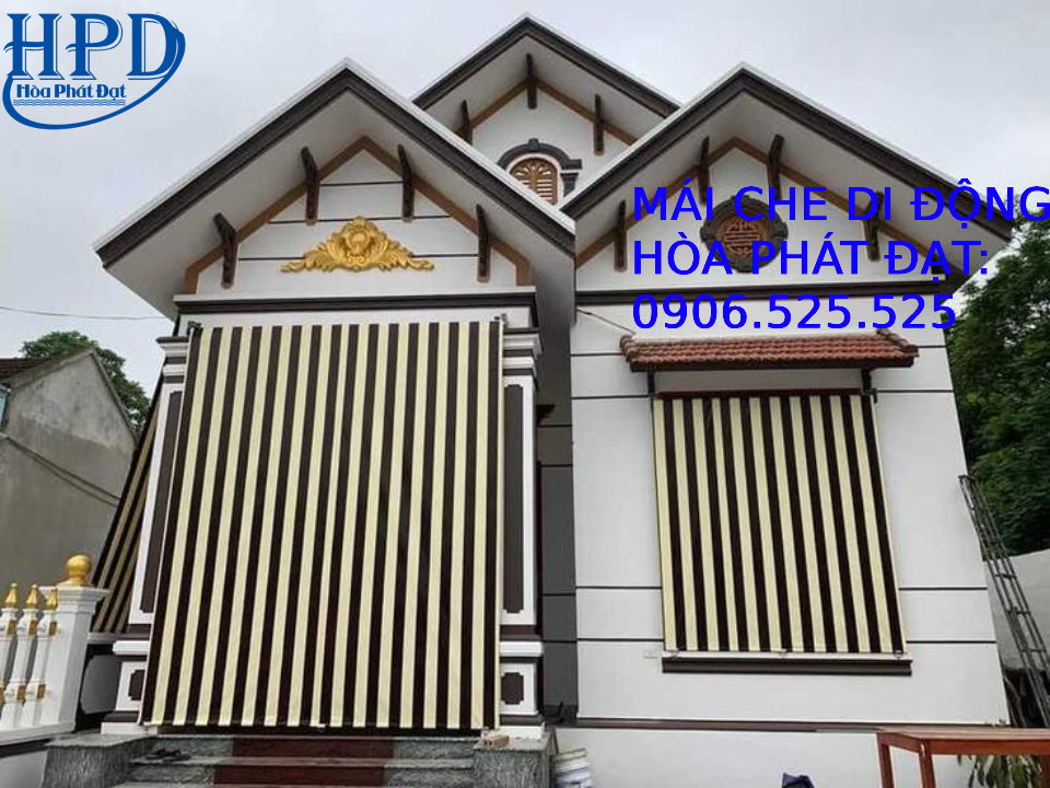 Mái rèm cuốn ban công giá rẻ
