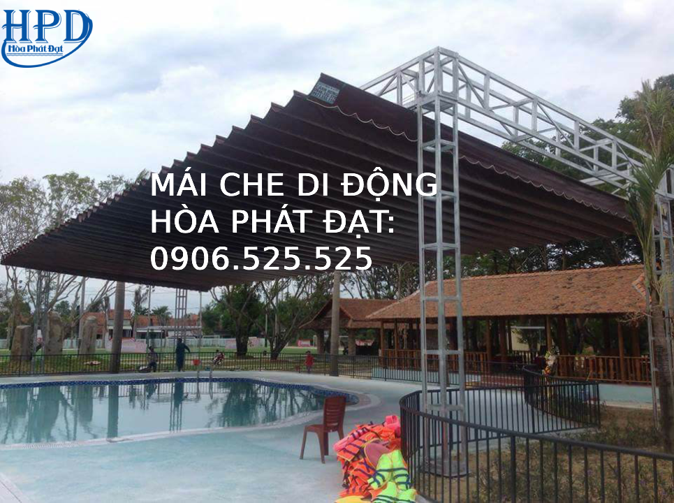 Bạt xếp che nắng mưa chất lượng cao