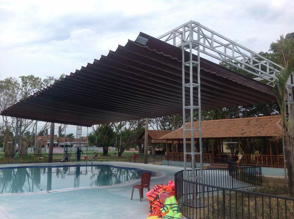 Lắp đặt mái xếp tại Điện Biên