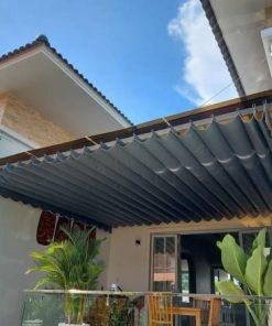 Lắp đặt mái xếp tại lai châu