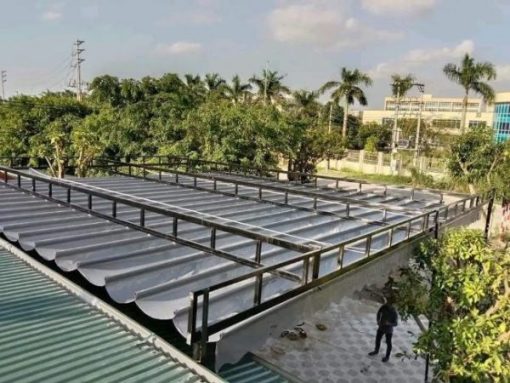 lắp đặt mái xếp tại Lạng Sơn