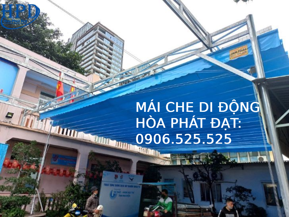 Bạt xếp che nắng mưa chất lượng cao