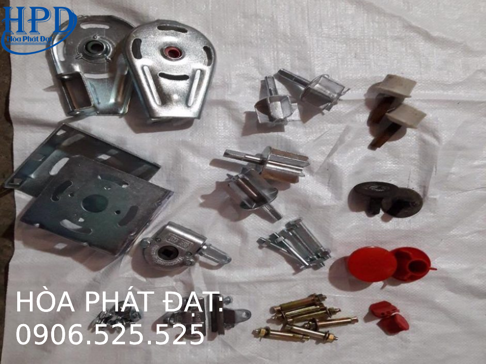 Puly bằng gang và inox mái xếp bạt kéo giá rẻ