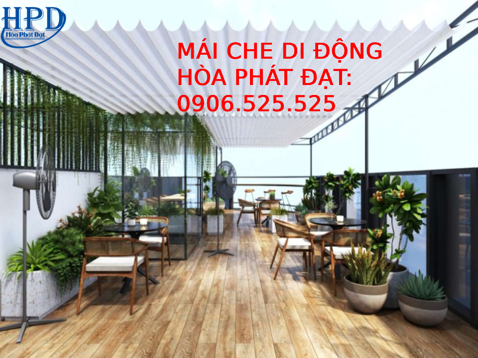 Bạt xếp che nắng mưa chất lượng cao