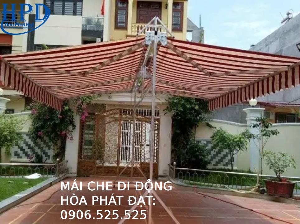 Mái che 2 bên có bánh xe giá rẻ nhất thị trường