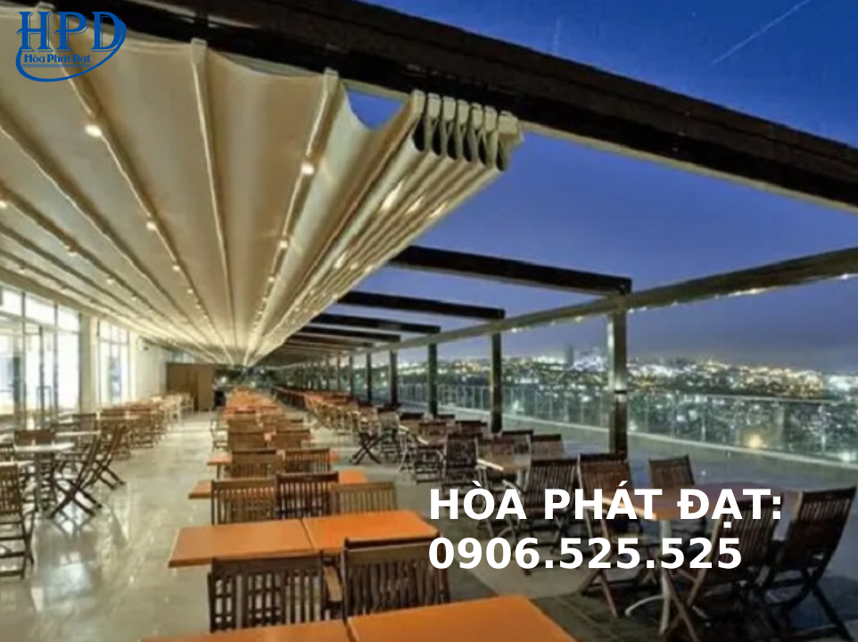 Mái xếp di động tại Bình Dương thương hiệu Hòa Phát Đạt