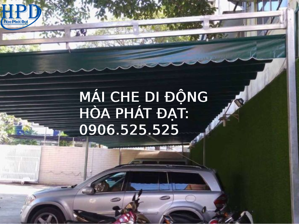 Bạt xếp che nắng mưa chất lượng cao