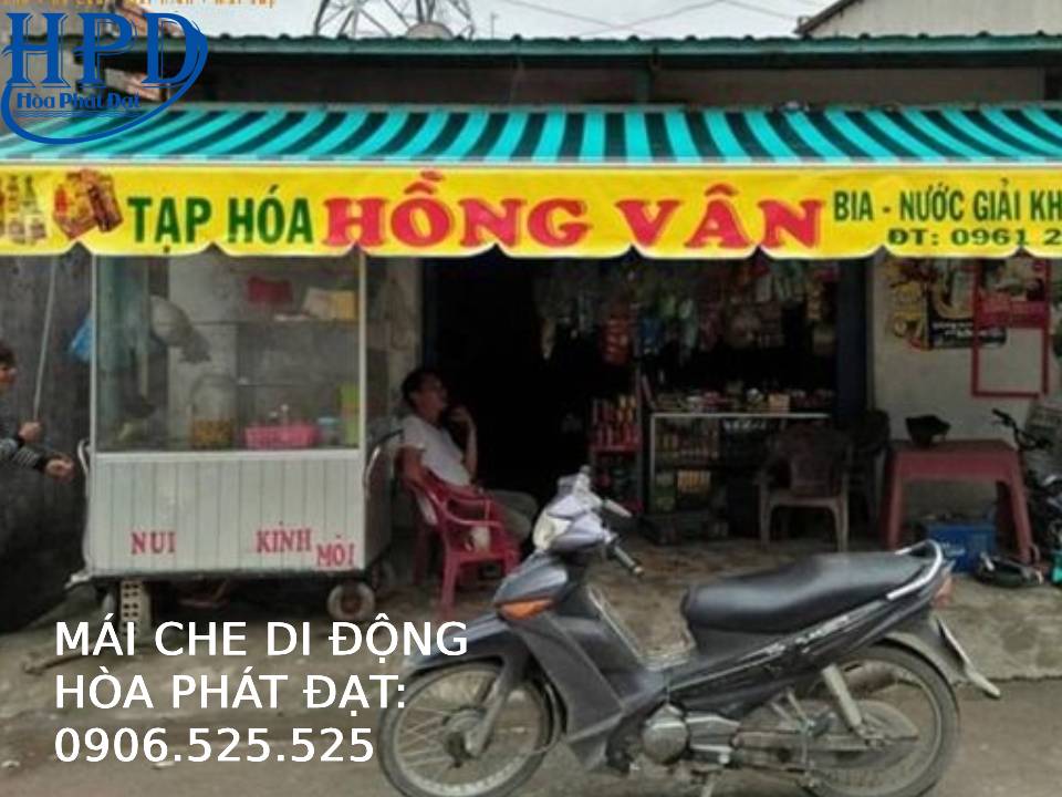 Mái hiên di động tay quay giá rẻ
