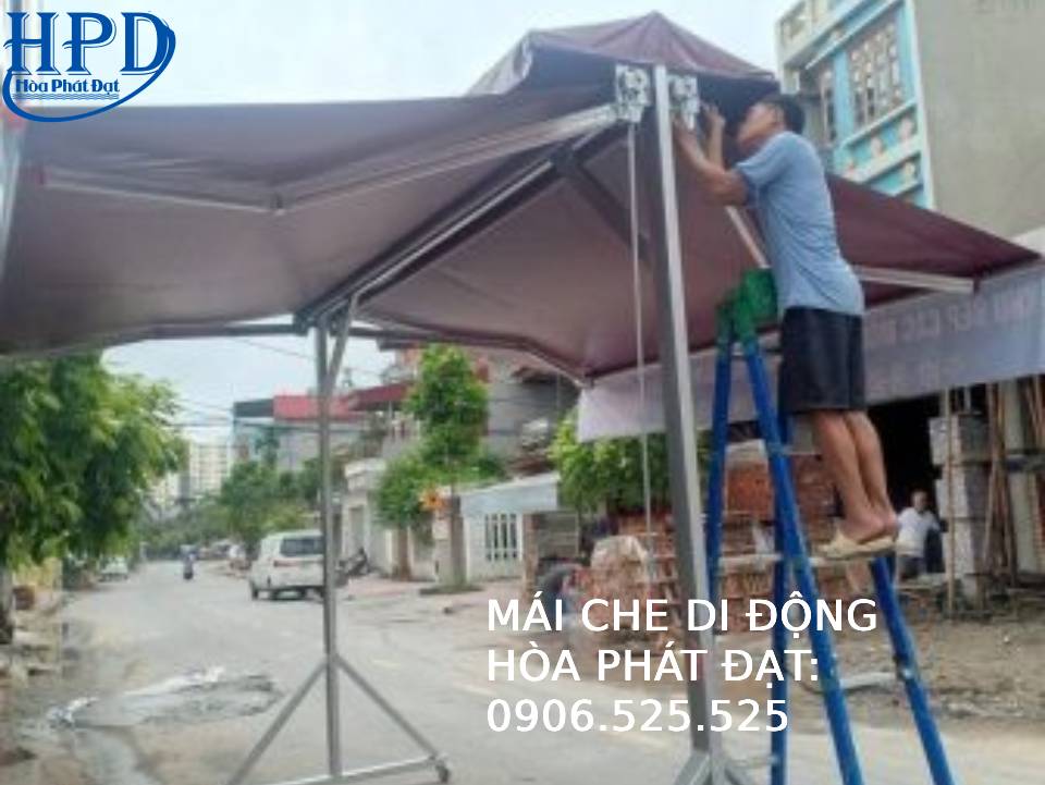 Mái hiên đôi di động chữ A giá rẻ nhất hiện nay