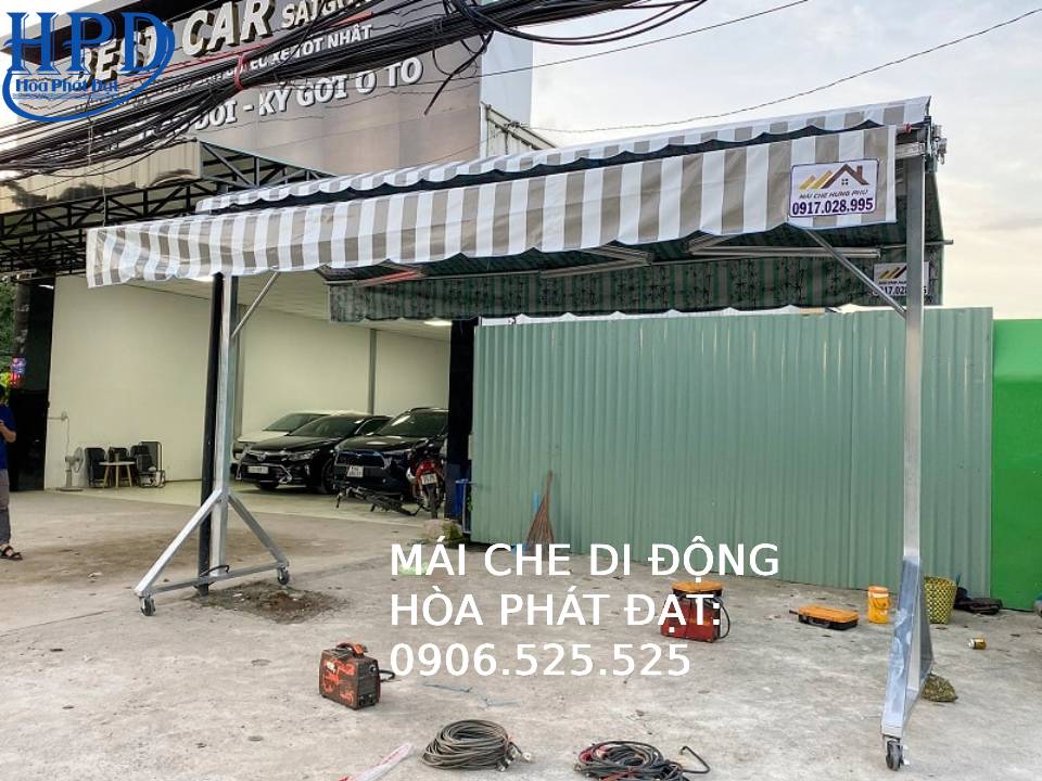 Mái hiên đôi di động chữ A giá rẻ nhất hiện nay