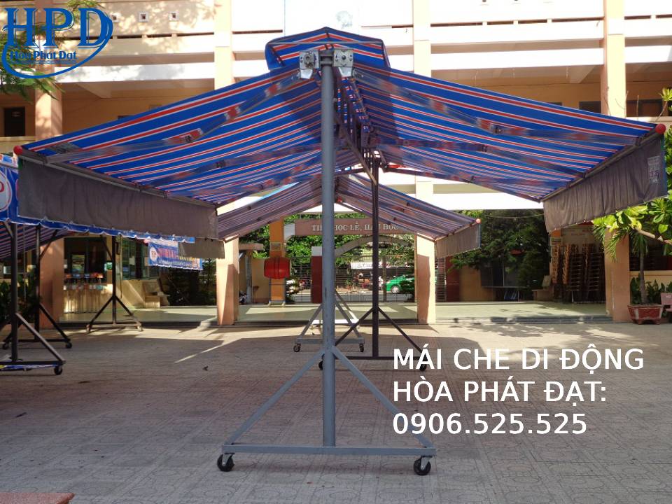 Mái hiên chữ A có bánh xe giá rẻ nhất hiện nay