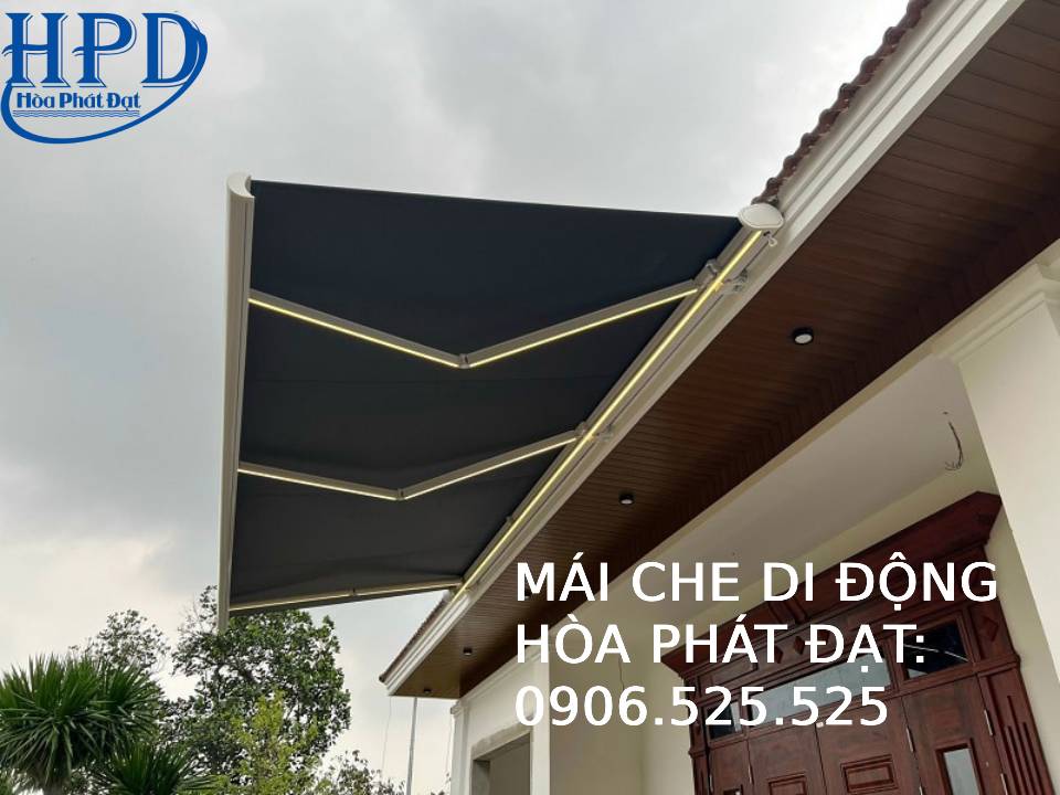 Mái bạt tay quay giá rẻ nhất hiện nay