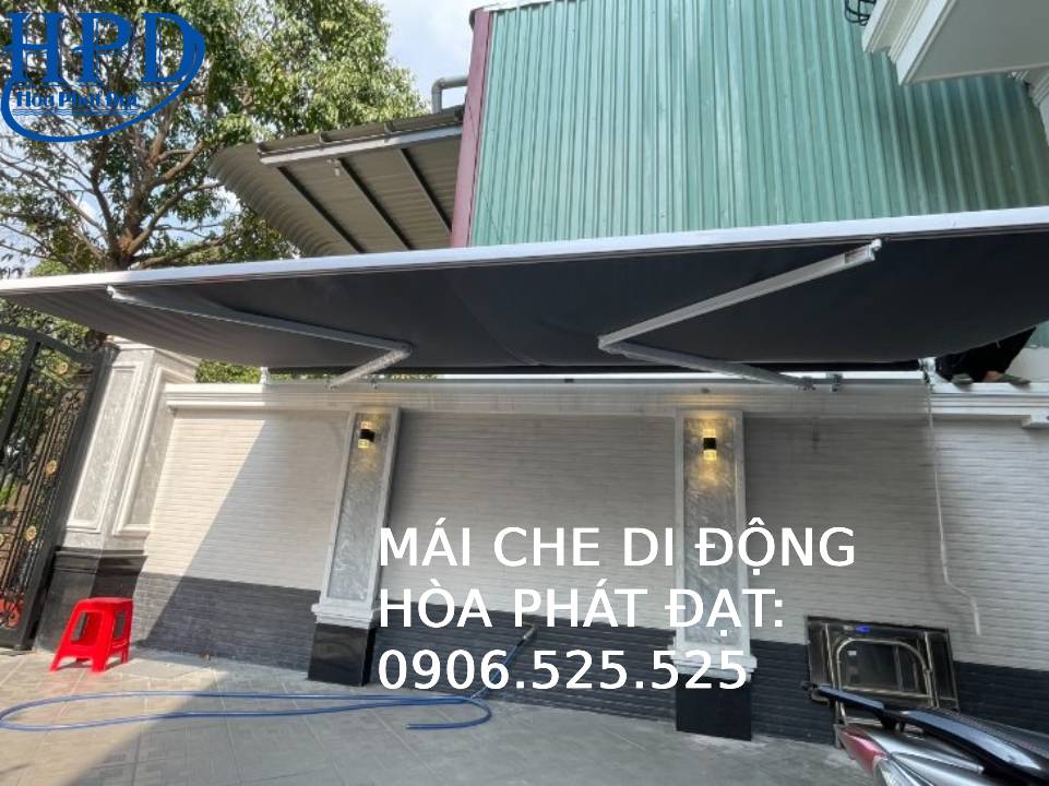 Mái hiên di động tay quay giá rẻ nhất hiện nay