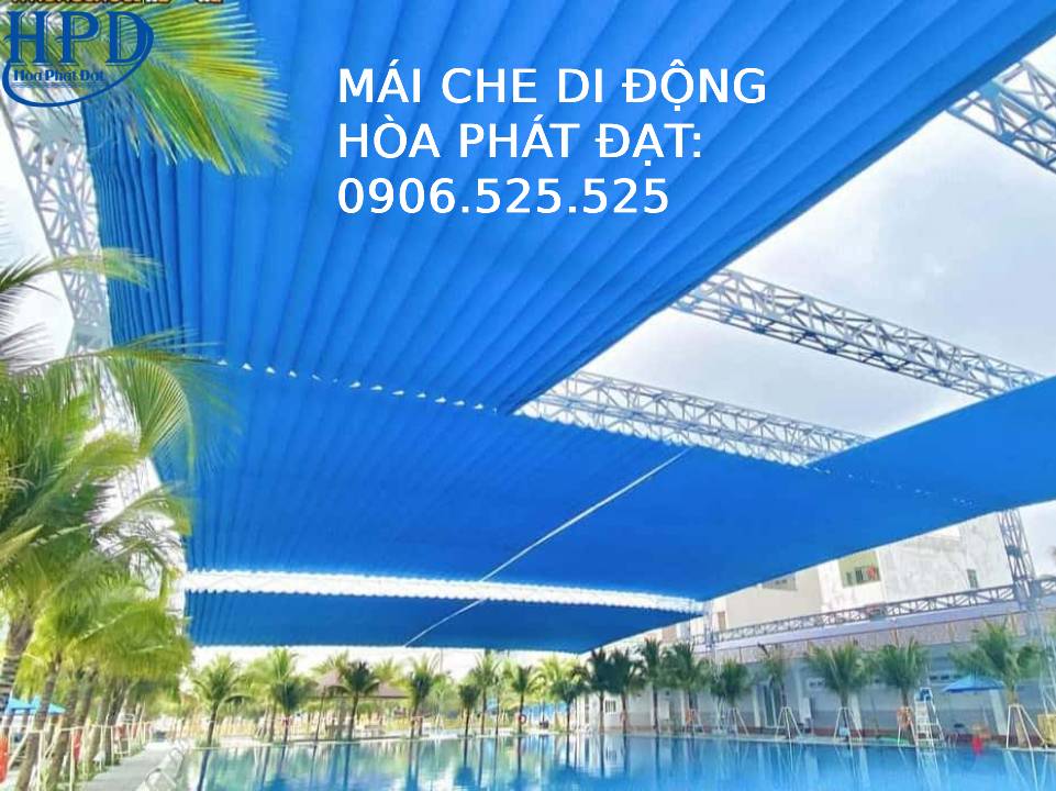 Mái xếp kéo hồ bơi giá rẻ nhất hiện nay