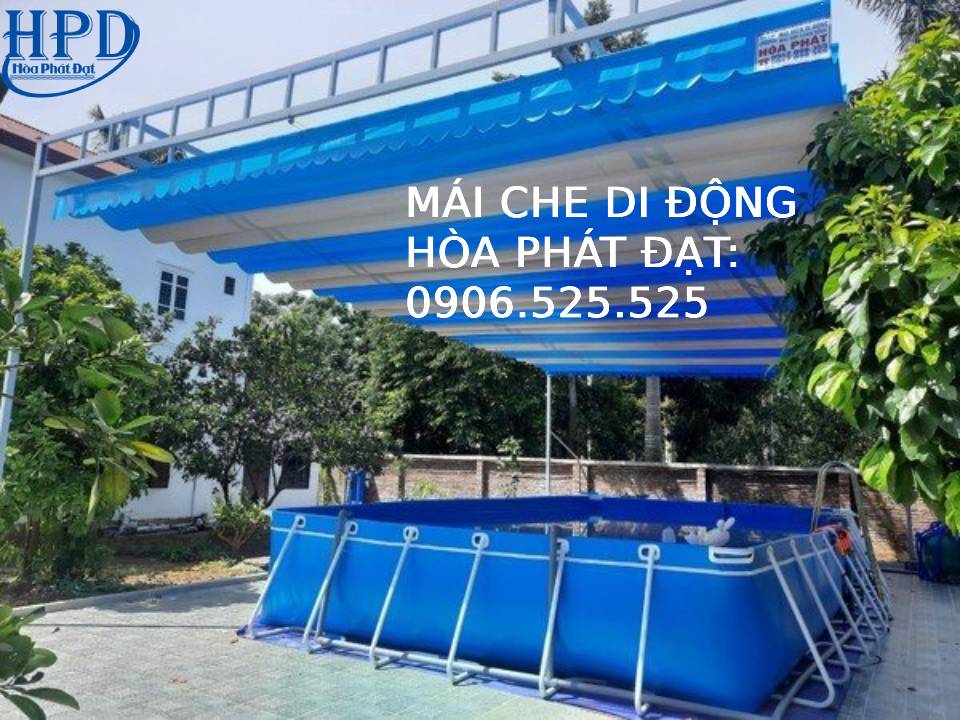 Mái xếp kéo hồ bơi giá rẻ nhất hiện nay