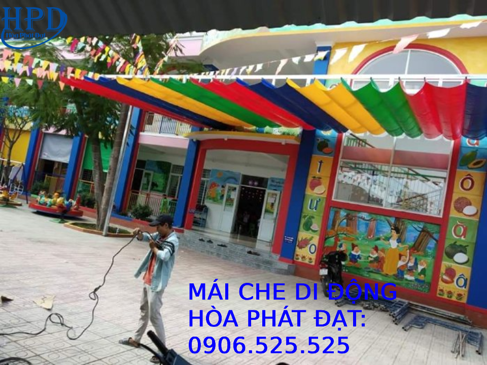 Bạt xếp che nắng mưa chất lượng cao