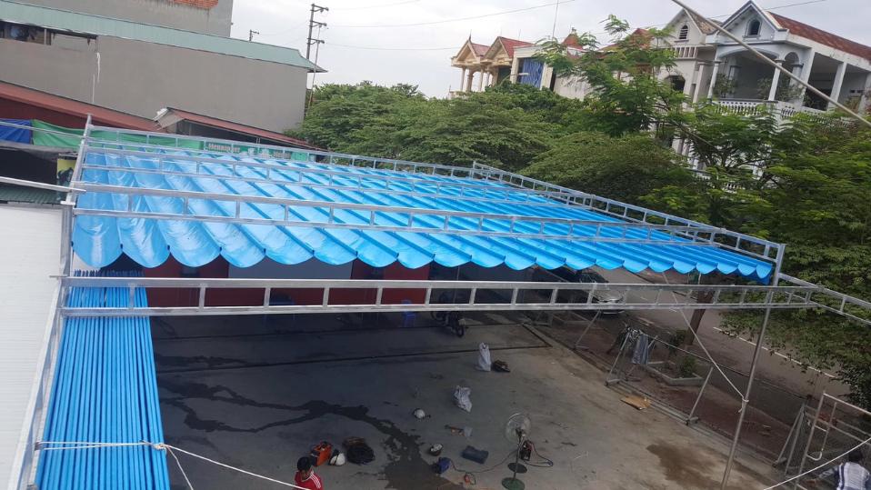 mái xếp di động