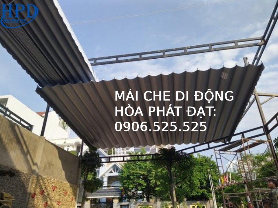 Bạt xếp che nắng mưa chất lượng cao