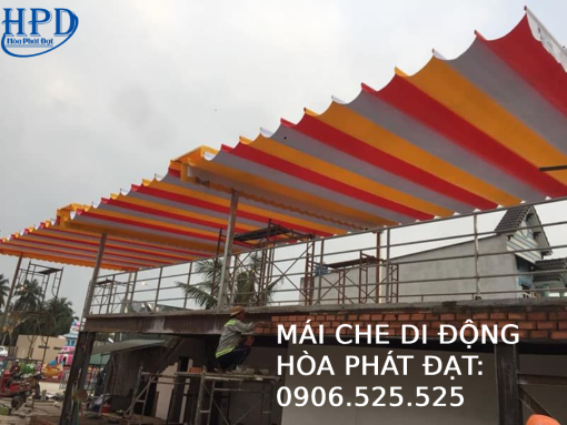 Bạt xếp che nắng mưa chất lượng cao