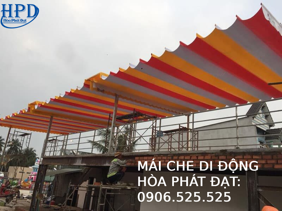 Bạt xếp che nắng mưa chất lượng cao