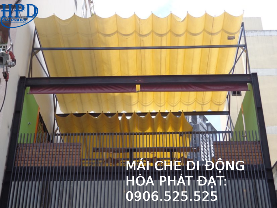 Bạt xếp che nắng mưa chất lượng cao