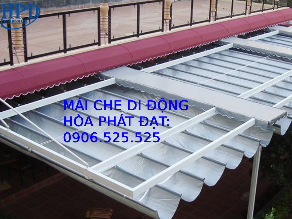 Bạt xếp che nắng mưa chất lượng cao